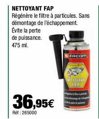 nettoyant fap facom