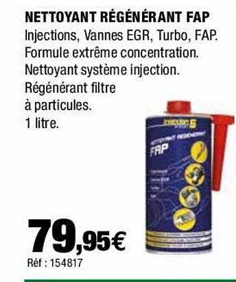 nettoyant régénérant fap