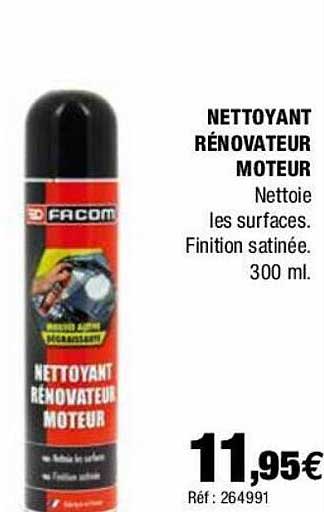 nettoyant rénovateur moteur facom