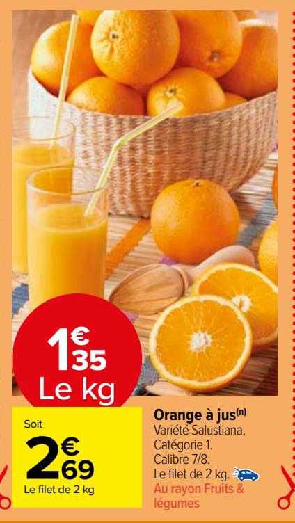 orange à jus salustiana