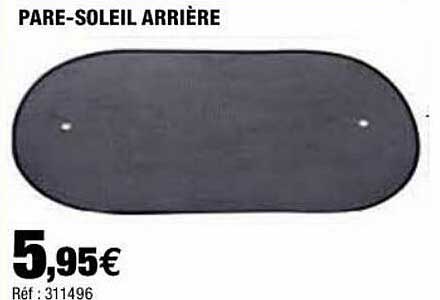 pare-soleil arrière