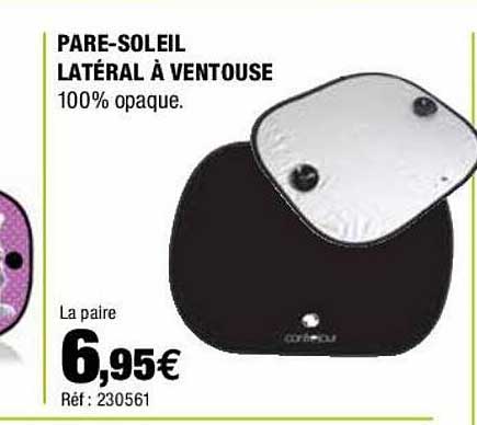 pare-soleil latéral à ventouse