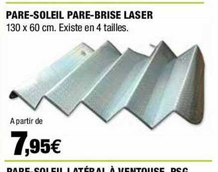 pare-soleil pare-brise laser