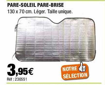 pare-soleil pare-brise