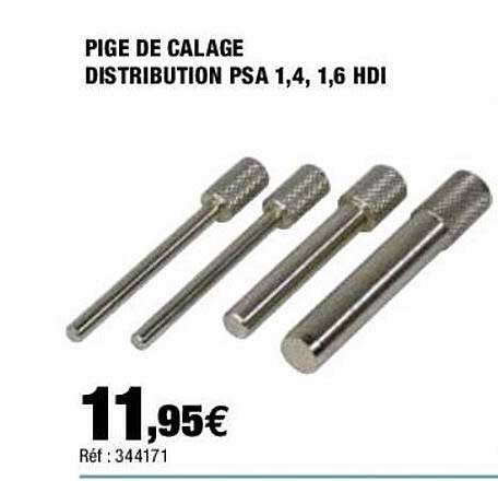pige de calage distribution psa 1,4, 1,6 hdi