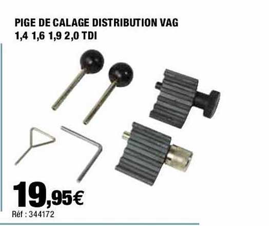 pige de calage distribution vag 1,4 1,6 1,9 2,0 tdi