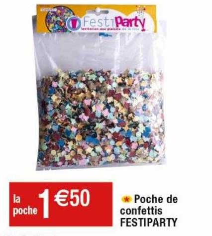 poche de confettis festiparty