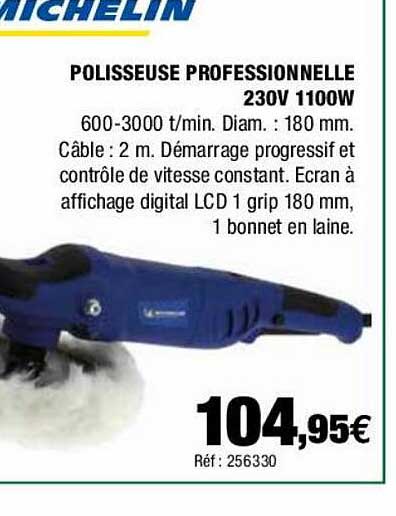 polisseuse professionnelle 230v 1100w michelin