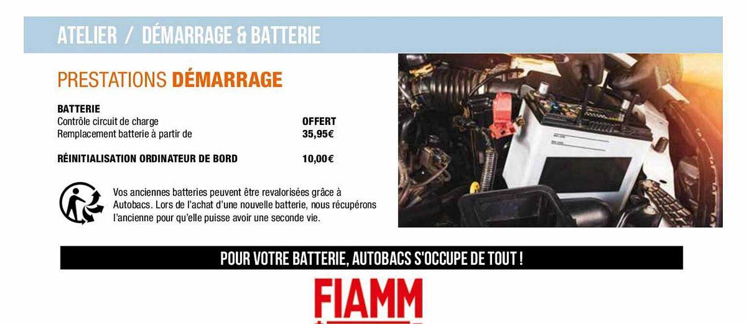 prestations démarrage