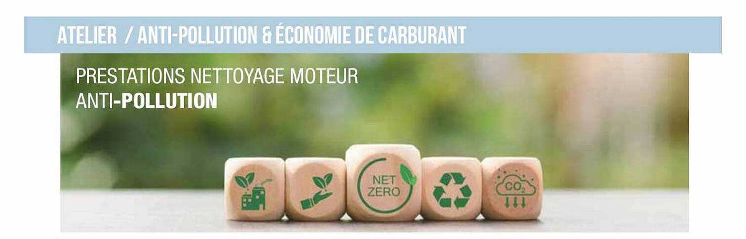 prestations nettoyage moteur anti-pollution