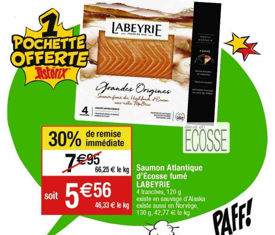 Saumon Atlantique D'écosse Fumé Labeyrie