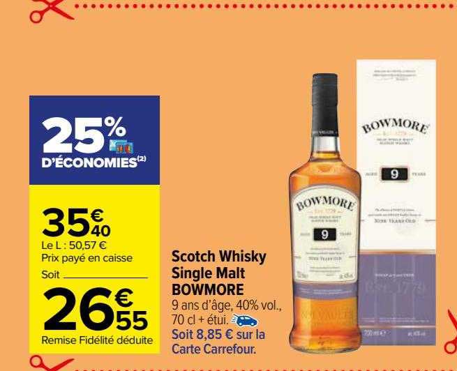 scotch whisky single malt bowmore