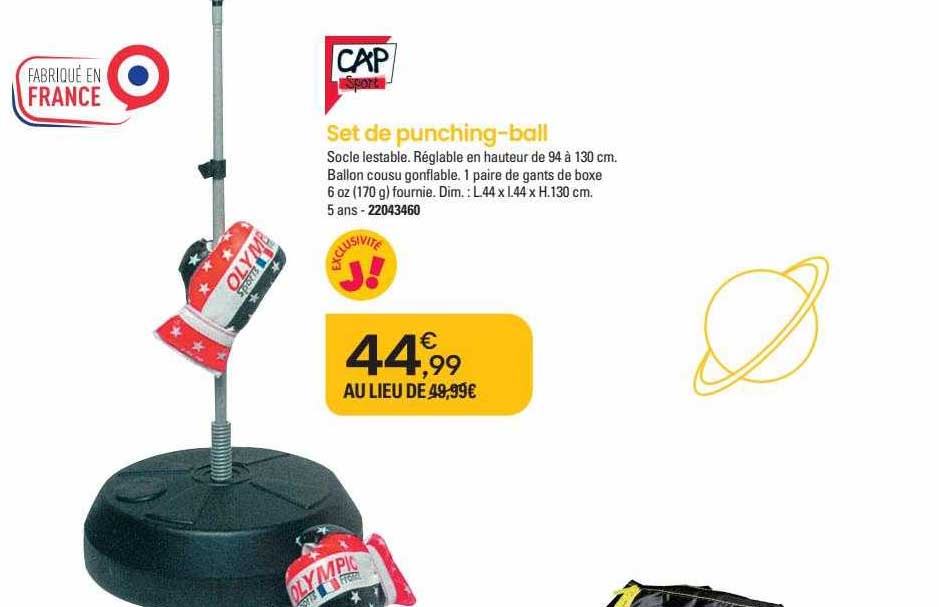 Set De Punching-ball Cap Sport