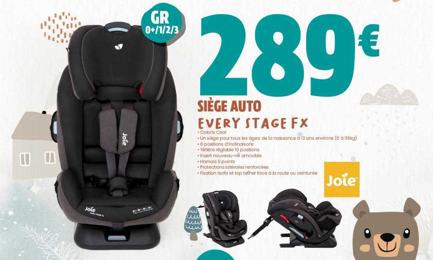 siège auto every stage fx joie