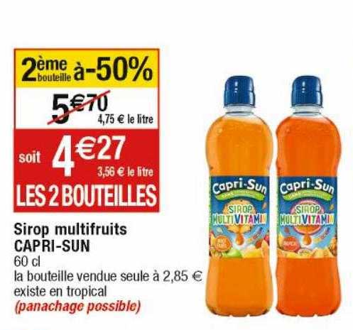 Sirop Multifruits Capri-sun