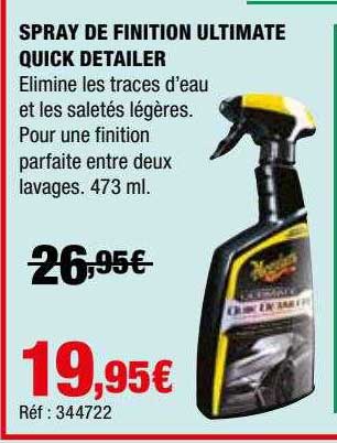spray de finition ultimate quick detailer