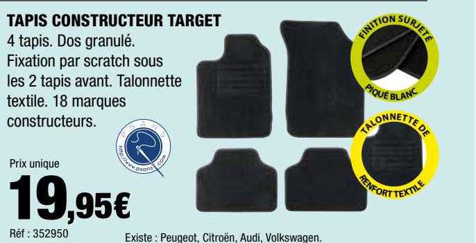 tapis constructeur target