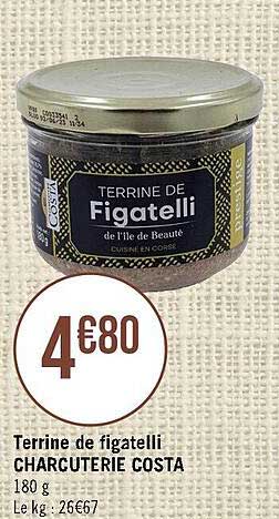 Terrine De Figatelli Charcuterie Costa