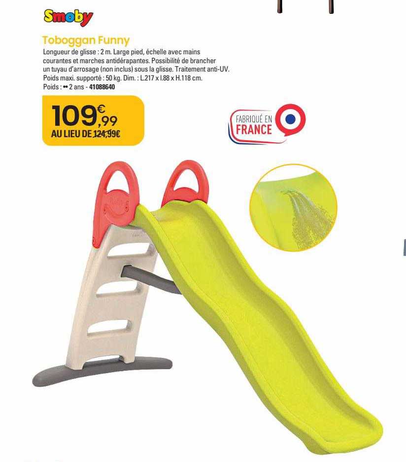 toboggan funny smoby