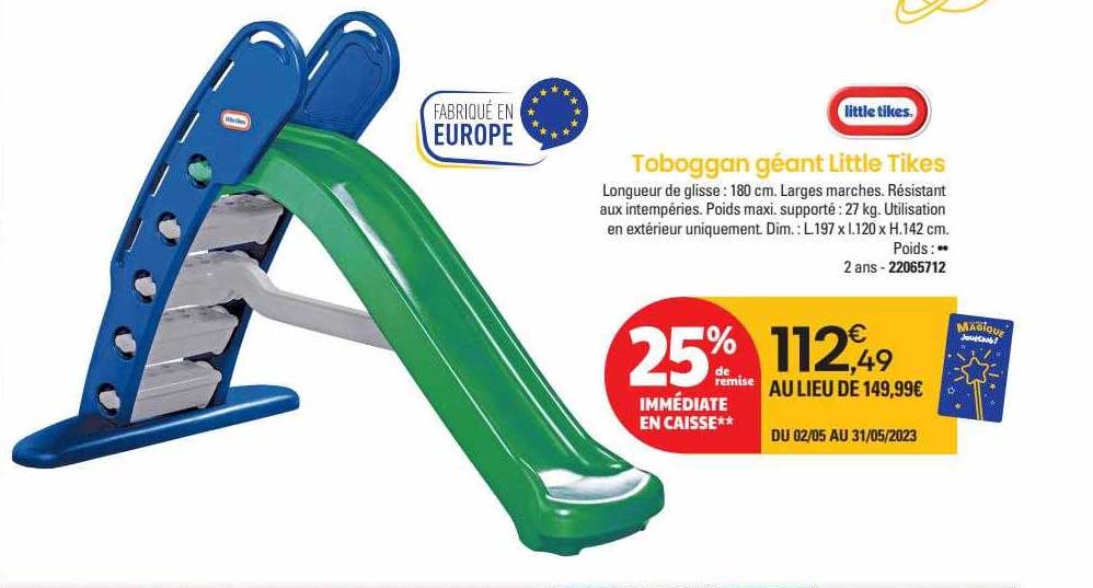 Toboggan Géant Little Tikes