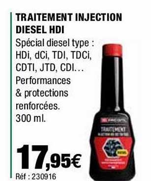 traitement injection diesel hdi