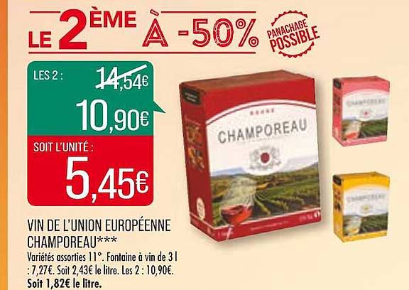 vin de l'union européenne champoreau
