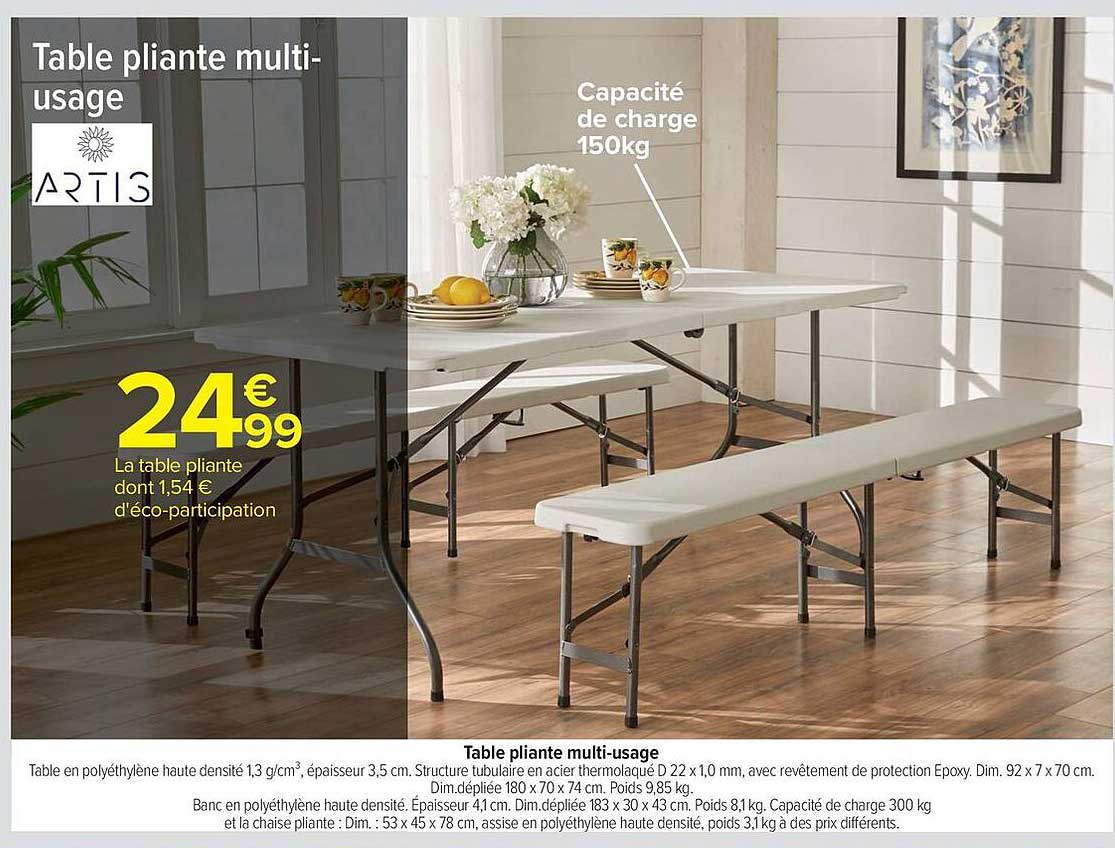 Carrefour Table Pliantenull