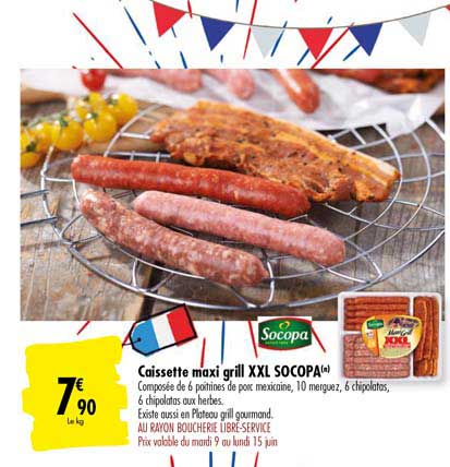 Caissette Maxi Grill Xxl Socopa