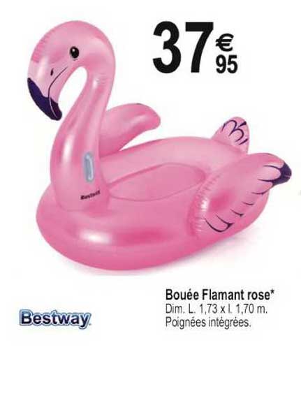 bouée flamant rose bestway