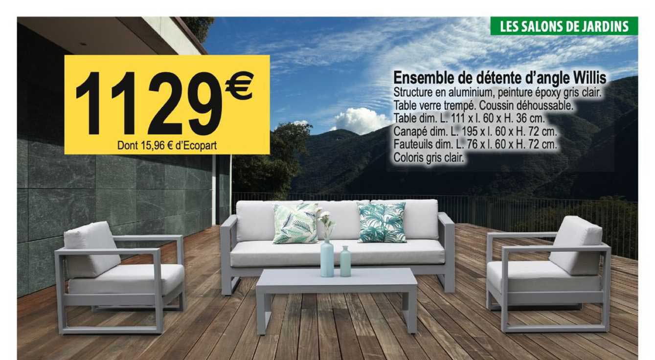 ensemble de détente d'angle willis