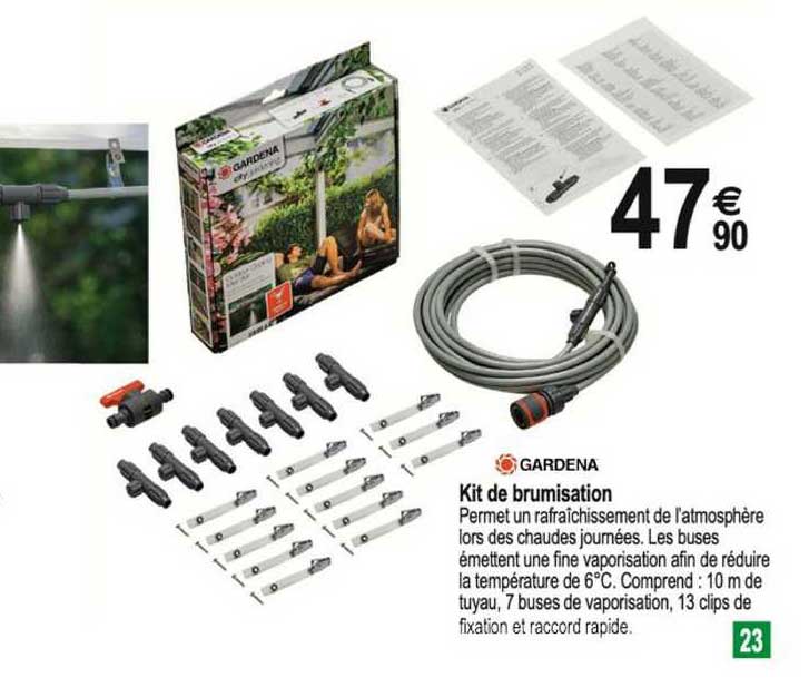 kit de brumisation gardena