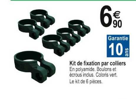 kit de fixation par colliers
