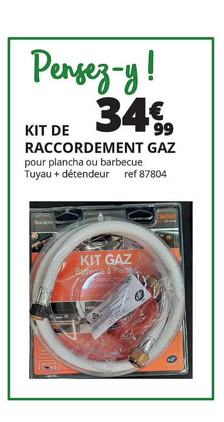 kit de raccordement gaz