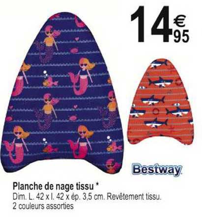 planche de nage tissu bestway