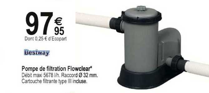 pompe de filtration flowclear bestway