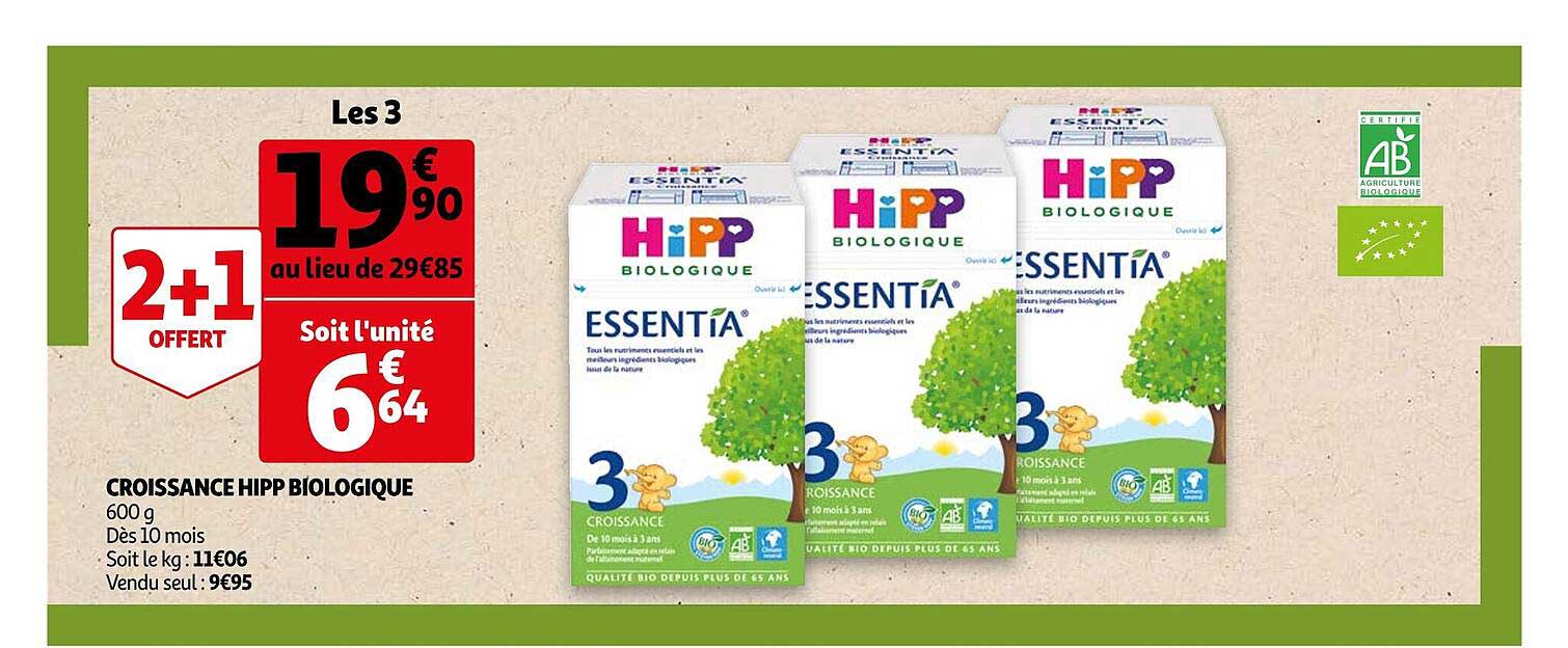 Croissance Hipp Biologique