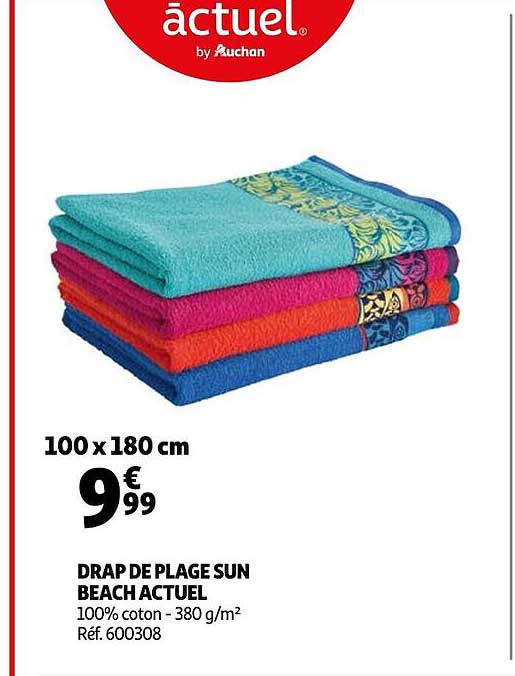 drap de plage sun beach actuel