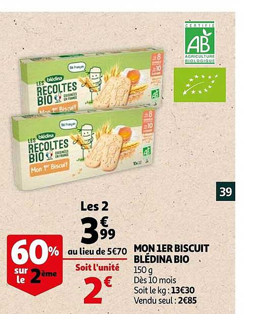 mon 1er biscuit blédina bio