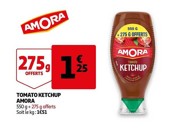 tomato ketchup amora