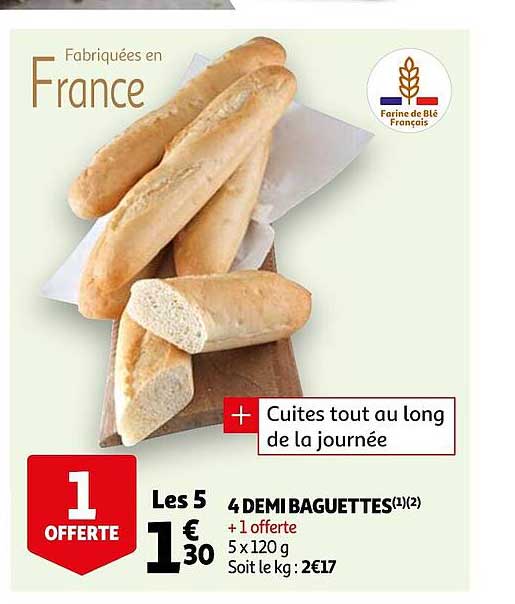 4 Demi Baguettes
