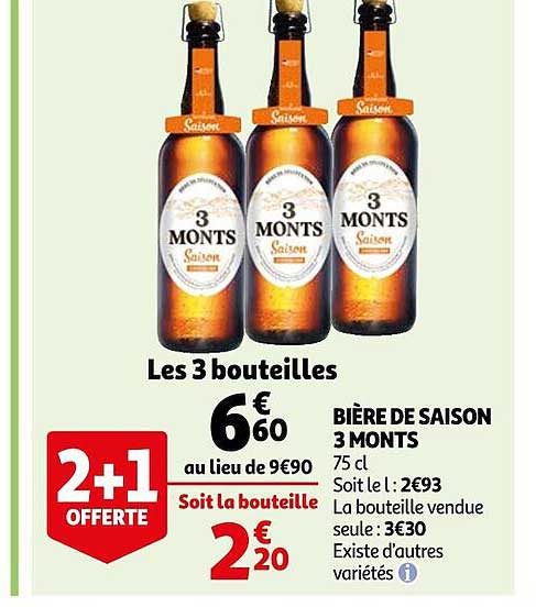 bière de saison 3 monts