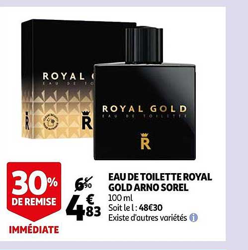 eau de toilette royal gold arno sorel
