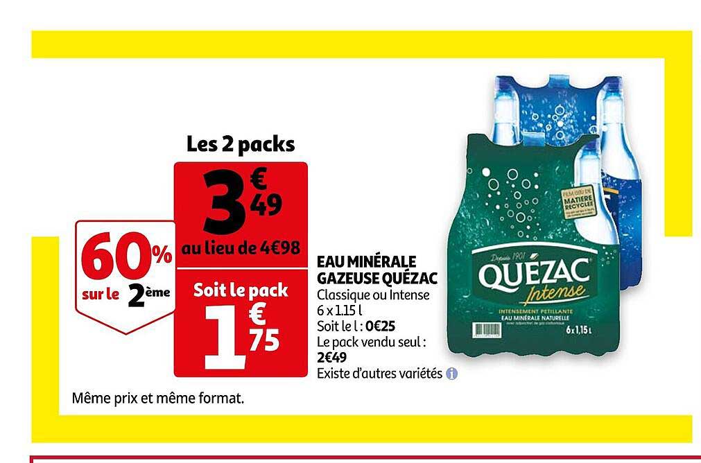 Eau Minérale Gazeuse Quézac
