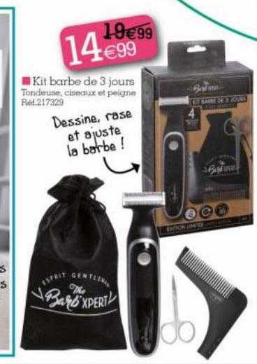 kit barbe de 3 jours