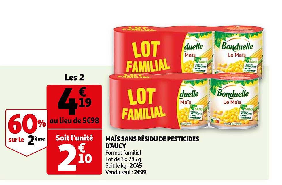 Maïs Sans Résidu De Pesticides D'aucy