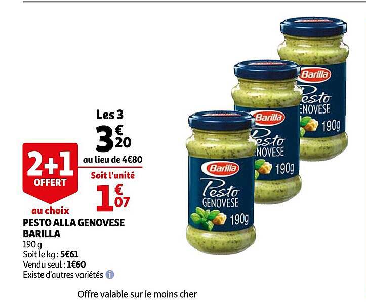 pesto alla genovese barilla