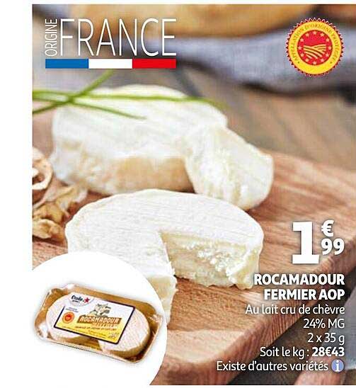 Rocamadour Fermier Aop