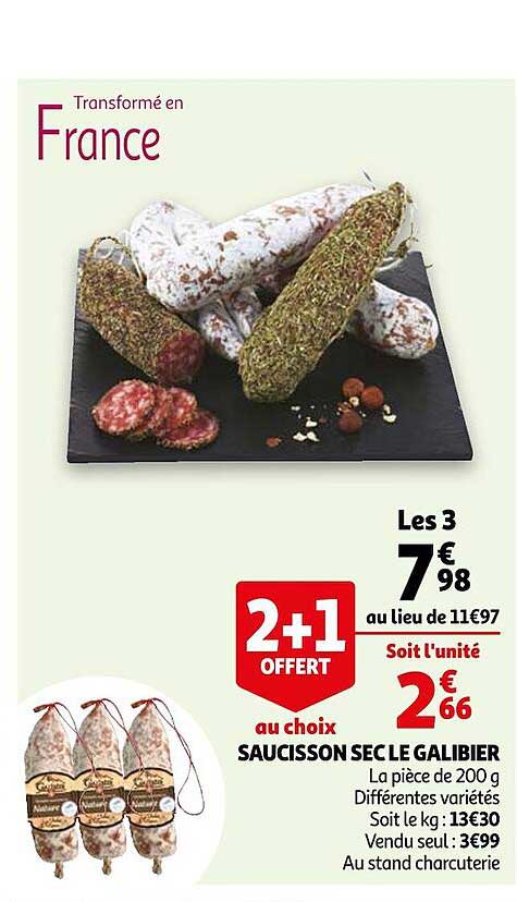 Saucisson Sec Le Galibier