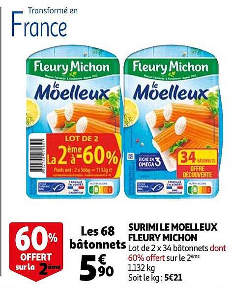 surimi le moelleux fleury michon