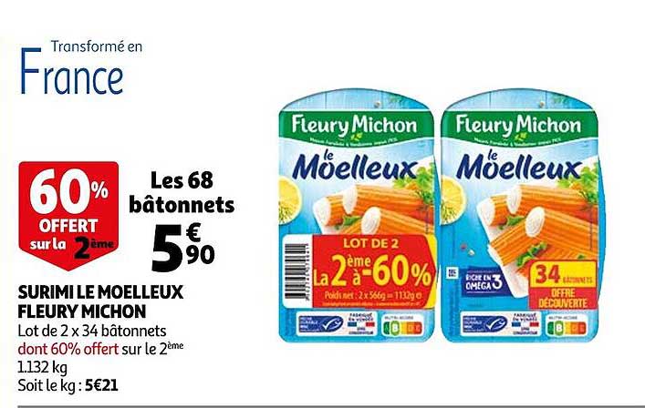 surimi le moelleux fleury michon